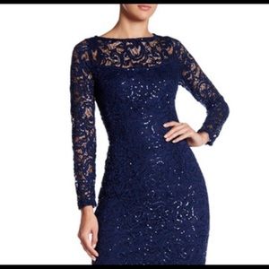 Gorgeous sequin navy blue dress!